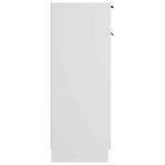 Baderomsskap Hvit 32X34X90 Cm Konstruert Tre