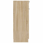 Baderomsskap Sonoma Eik 32X34X90 Cm Konstruert Tre
