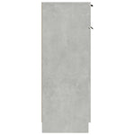 Baderomsskap Betonggrå 32X34X90 Cm Konstruert Tre