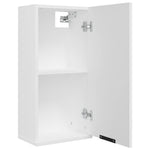 Vegghengt Baderomsskap Hvit 32X20X67 Cm