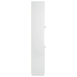 Baderomsskap Hvit 32X34X188,5 Cm Konstruert Tre