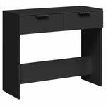 Konsollbord Svart 90X36X75 Cm Konstruert Tre