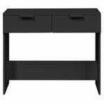 Konsollbord Svart 90X36X75 Cm Konstruert Tre