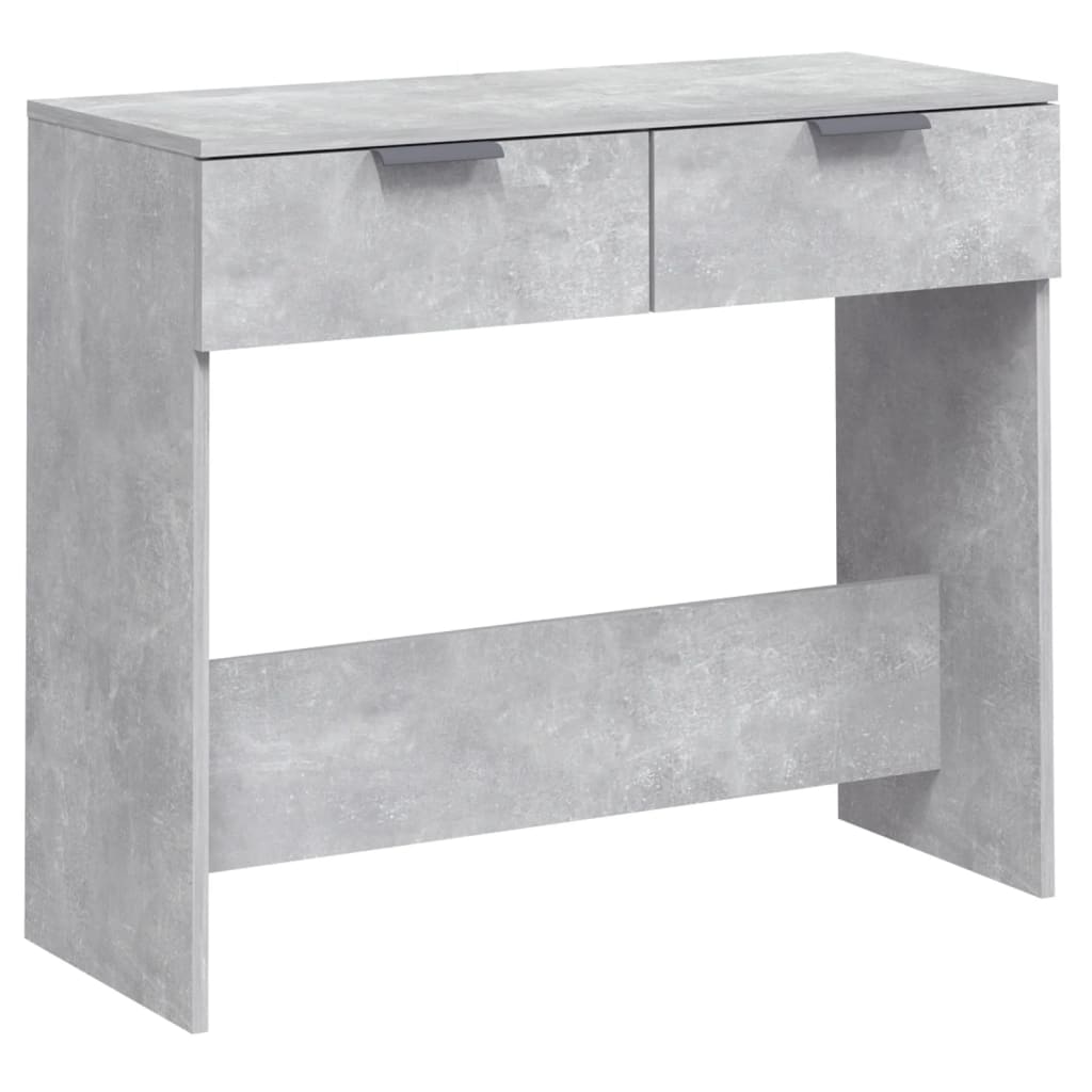 Konsollbord Betonggrå 90X36X75 Cm Konstruert Tre