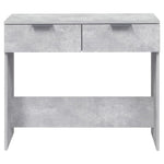 Konsollbord Betonggrå 90X36X75 Cm Konstruert Tre