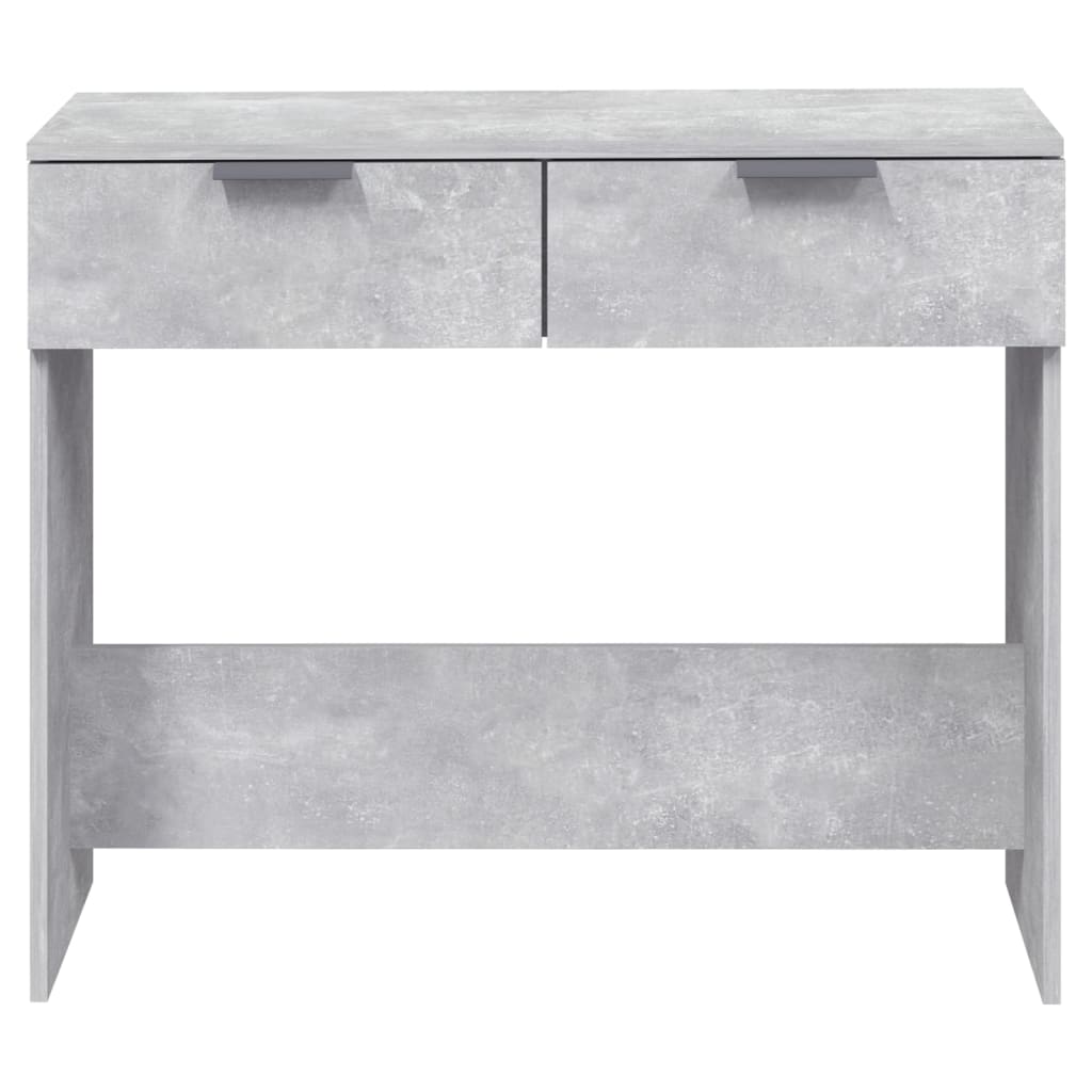 Konsollbord Betonggrå 90X36X75 Cm Konstruert Tre