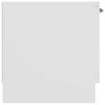 Tv-Benk Hvit 102X35X36,5 Cm Konstruert Tre