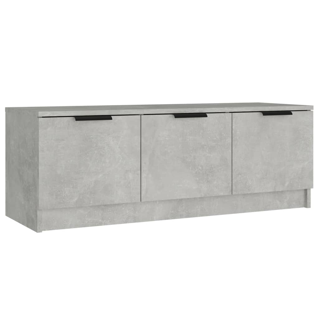 Tv-Benk Betonggrå 102X35X36,5 Cm Konstruert Tre