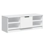 Tv-Benk Hvit 102X35,5X36,5 Cm Konstruert Tre