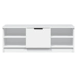 Tv-Benk Hvit 102X35,5X36,5 Cm Konstruert Tre