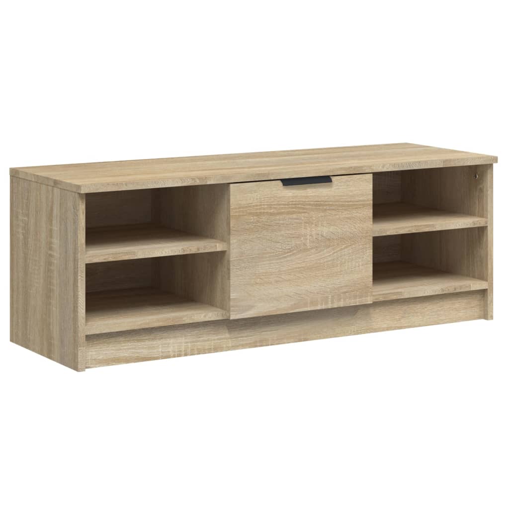 Tv-Benk Sonoma Eik 102X35,5X36,5 Cm Konstruert Tre
