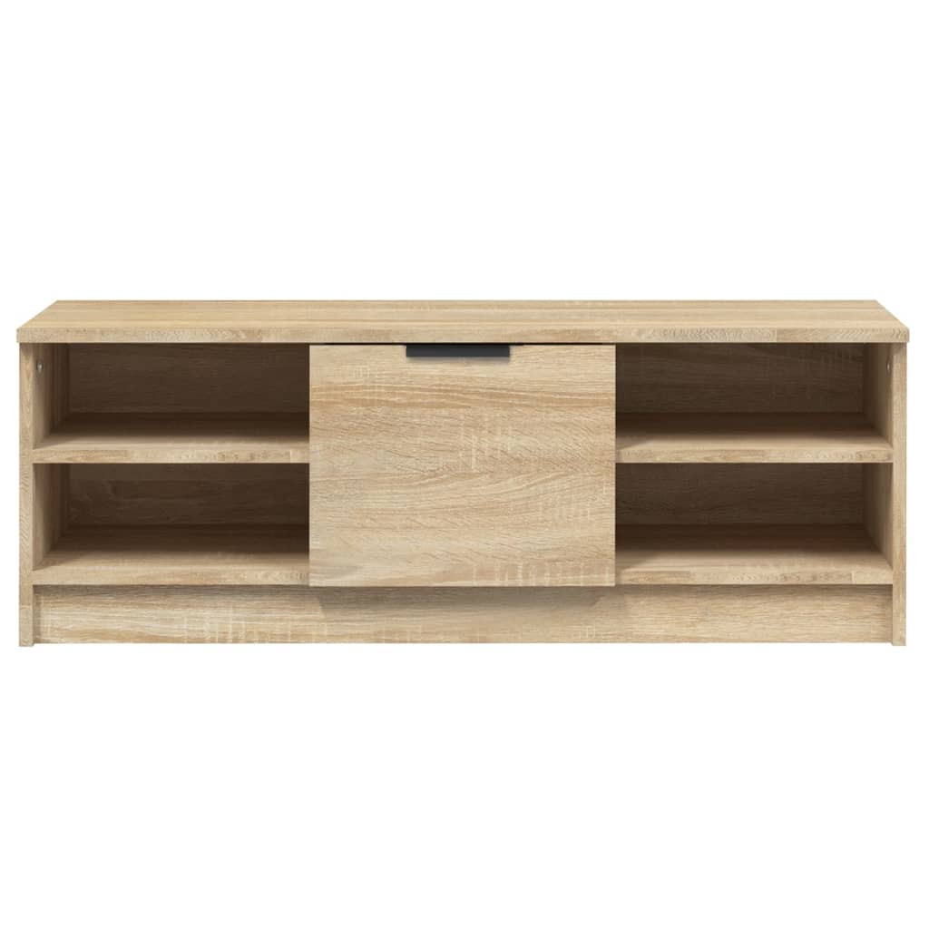 Tv-Benk Sonoma Eik 102X35,5X36,5 Cm Konstruert Tre