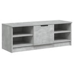 Tv-Benk Betonggrå 102X35,5X36,5 Cm Konstruert Tre