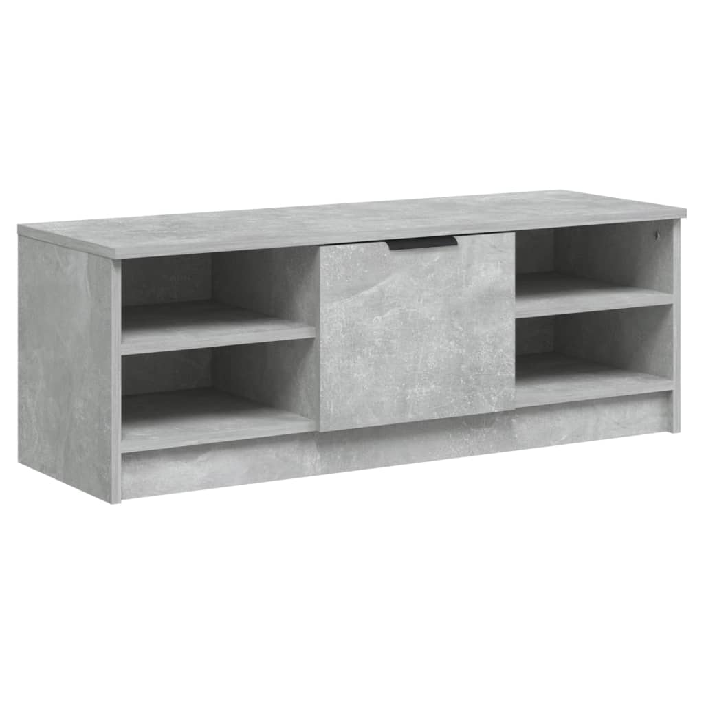 Tv-Benk Betonggrå 102X35,5X36,5 Cm Konstruert Tre
