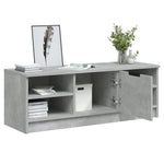 Tv-Benk Betonggrå 102X35,5X36,5 Cm Konstruert Tre