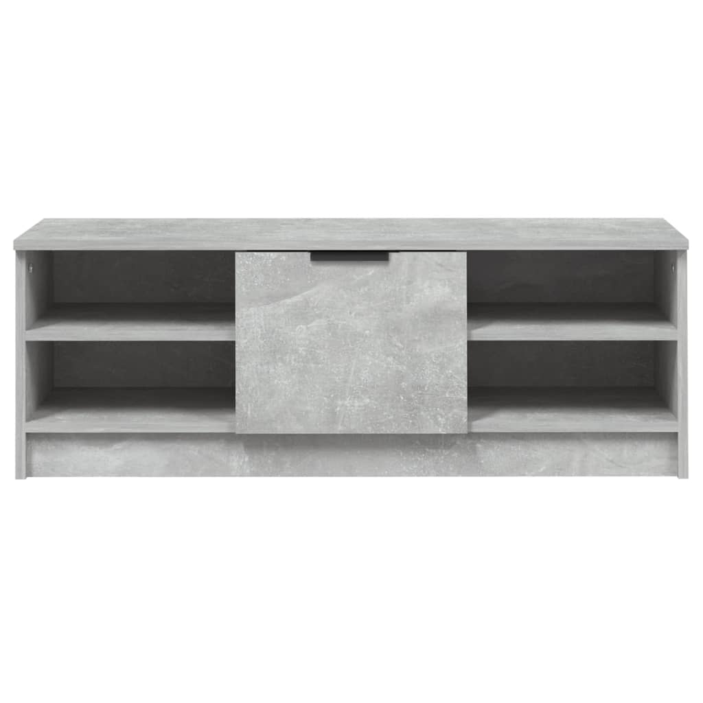 Tv-Benk Betonggrå 102X35,5X36,5 Cm Konstruert Tre