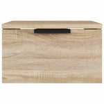 Veggmontert Nattbord Sonoma Eik 34X30X20 Cm