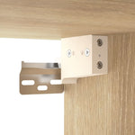 Veggmontert Nattbord Sonoma Eik 34X30X20 Cm