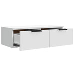 Veggskap Hvit 68X30X20 Cm Konstruert Tre