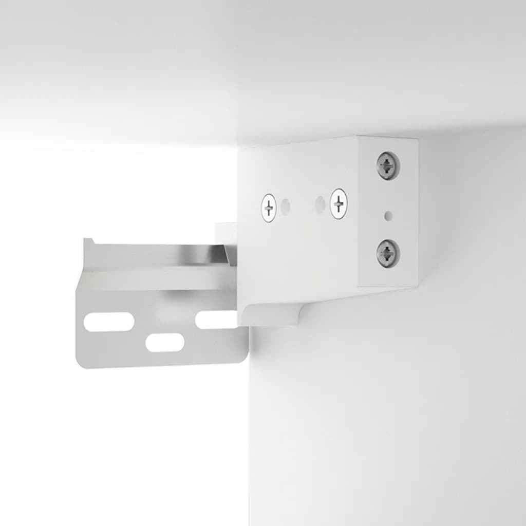 Veggskap Hvit 68X30X20 Cm Konstruert Tre