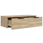 Veggskap Sonoma Eik 68X30X20 Cm Konstruert Tre