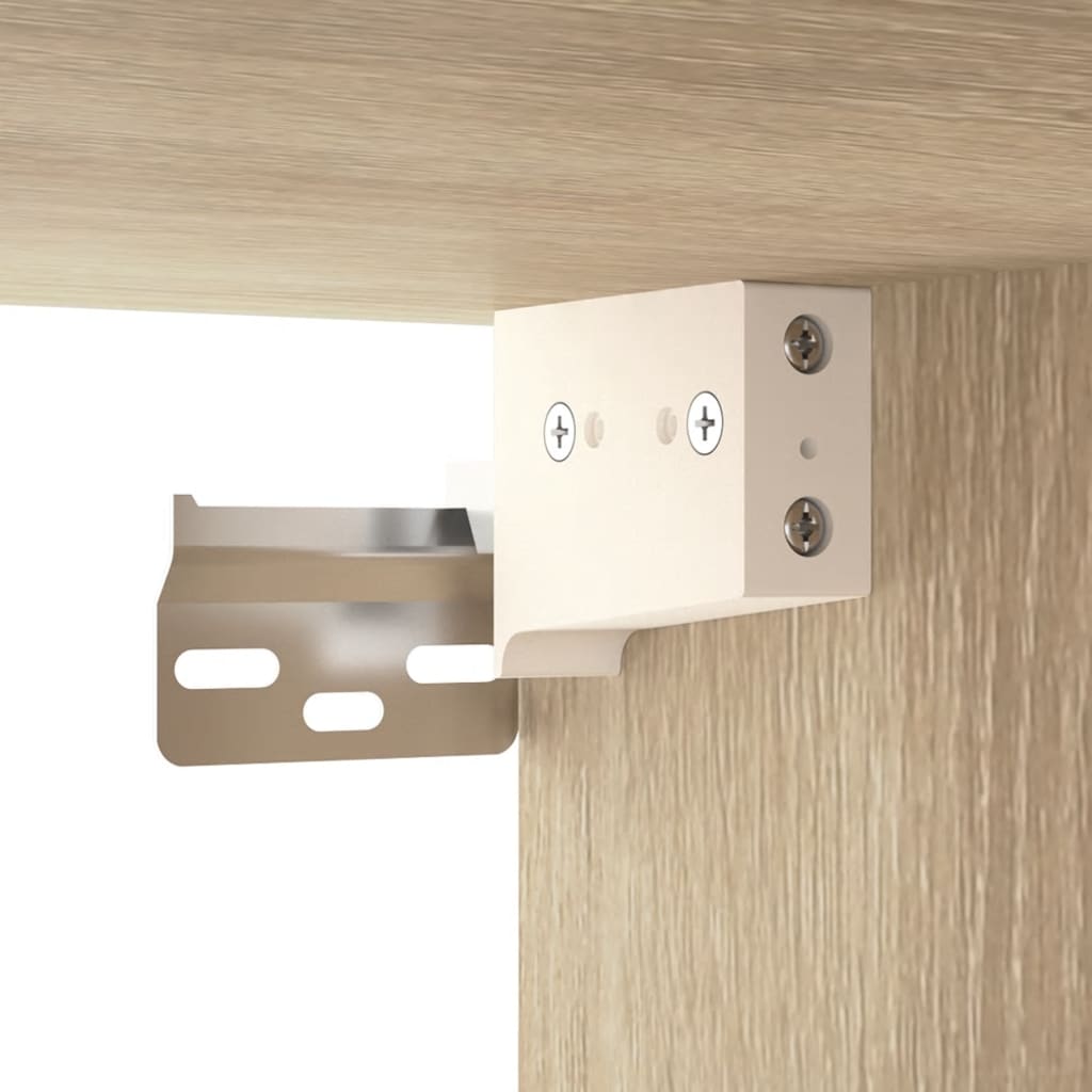 Veggskap Sonoma Eik 68X30X20 Cm Konstruert Tre