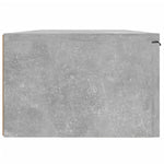 Veggskap Betonggrå 68X30X20 Cm Konstruert Tre