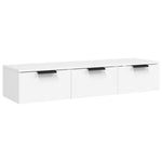 Veggskap Hvit 102X30X20 Cm Konstruert Tre
