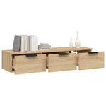 Veggskap Sonoma Eik 102X30X20 Cm Konstruert Tre