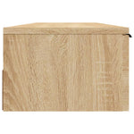 Veggskap Sonoma Eik 102X30X20 Cm Konstruert Tre