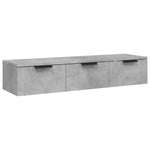 Veggskap Betonggrå 102X30X20 Cm Konstruert Tre