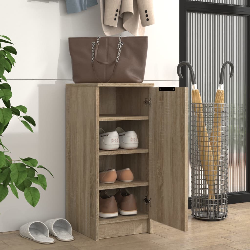 Skoskap Sonoma Eik 30X35X70 Cm Konstruert Tre