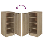 Skoskap Sonoma Eik 30X35X70 Cm Konstruert Tre