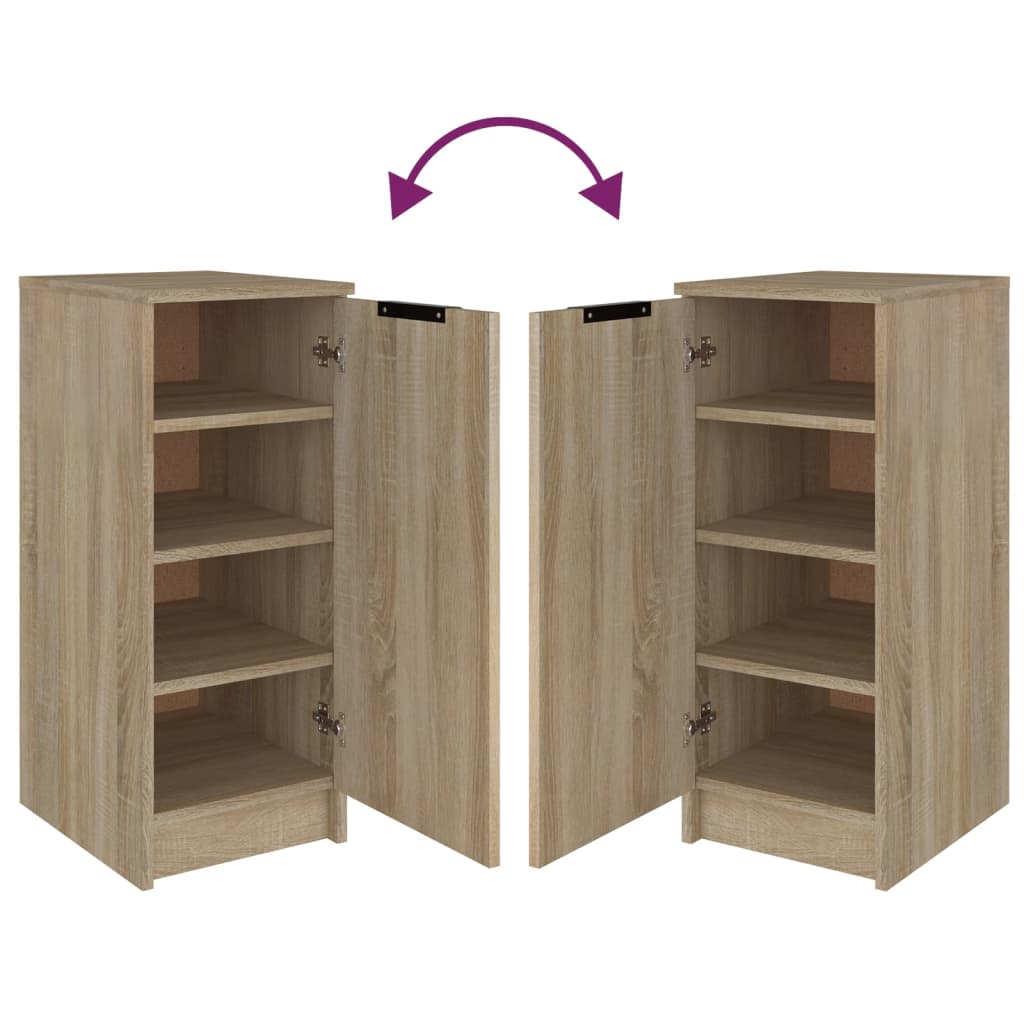 Skoskap Sonoma Eik 30X35X70 Cm Konstruert Tre