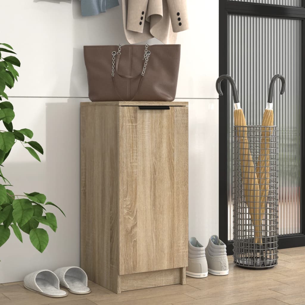 Skoskap Sonoma Eik 30X35X70 Cm Konstruert Tre