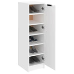 Skoskap Hvit 30X35X100 Cm Konstruert Tre