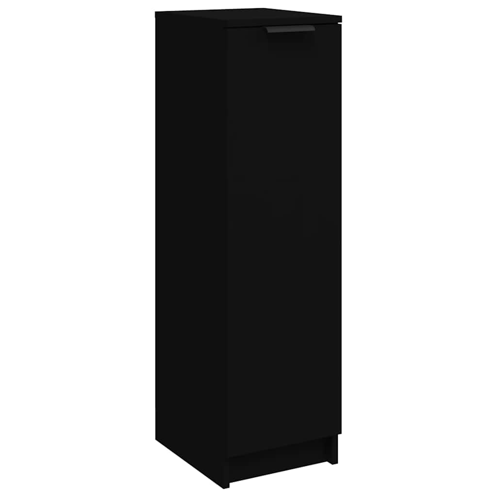 Skoskap Svart 30X35X100 Cm Konstruert Tre