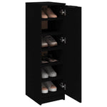 Skoskap Svart 30X35X100 Cm Konstruert Tre