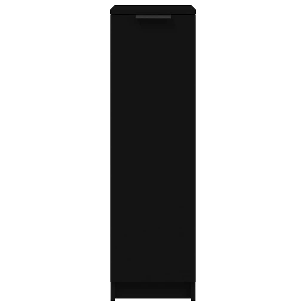 Skoskap Svart 30X35X100 Cm Konstruert Tre