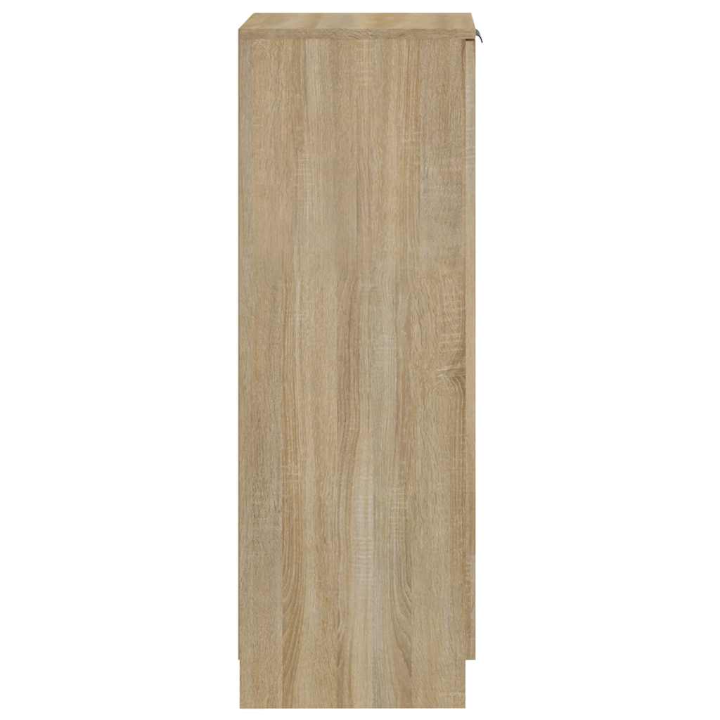 Skoskap Sonoma Eik 30X35X100 Cm Konstruert Tre