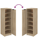 Skoskap Sonoma Eik 30X35X100 Cm Konstruert Tre