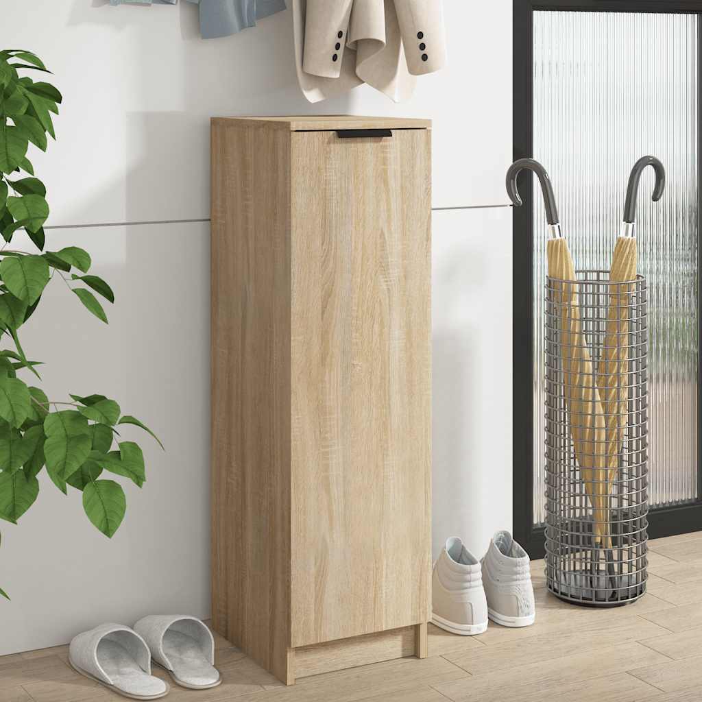 Skoskap Sonoma Eik 30X35X100 Cm Konstruert Tre