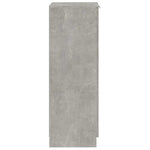 Skoskap Betonggrå 30X35X100 Cm Konstruert Tre