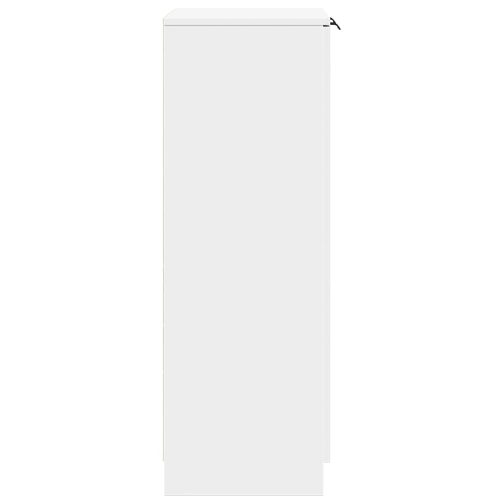 Skoskap Hvit 59X35X100 Cm Konstruert Tre