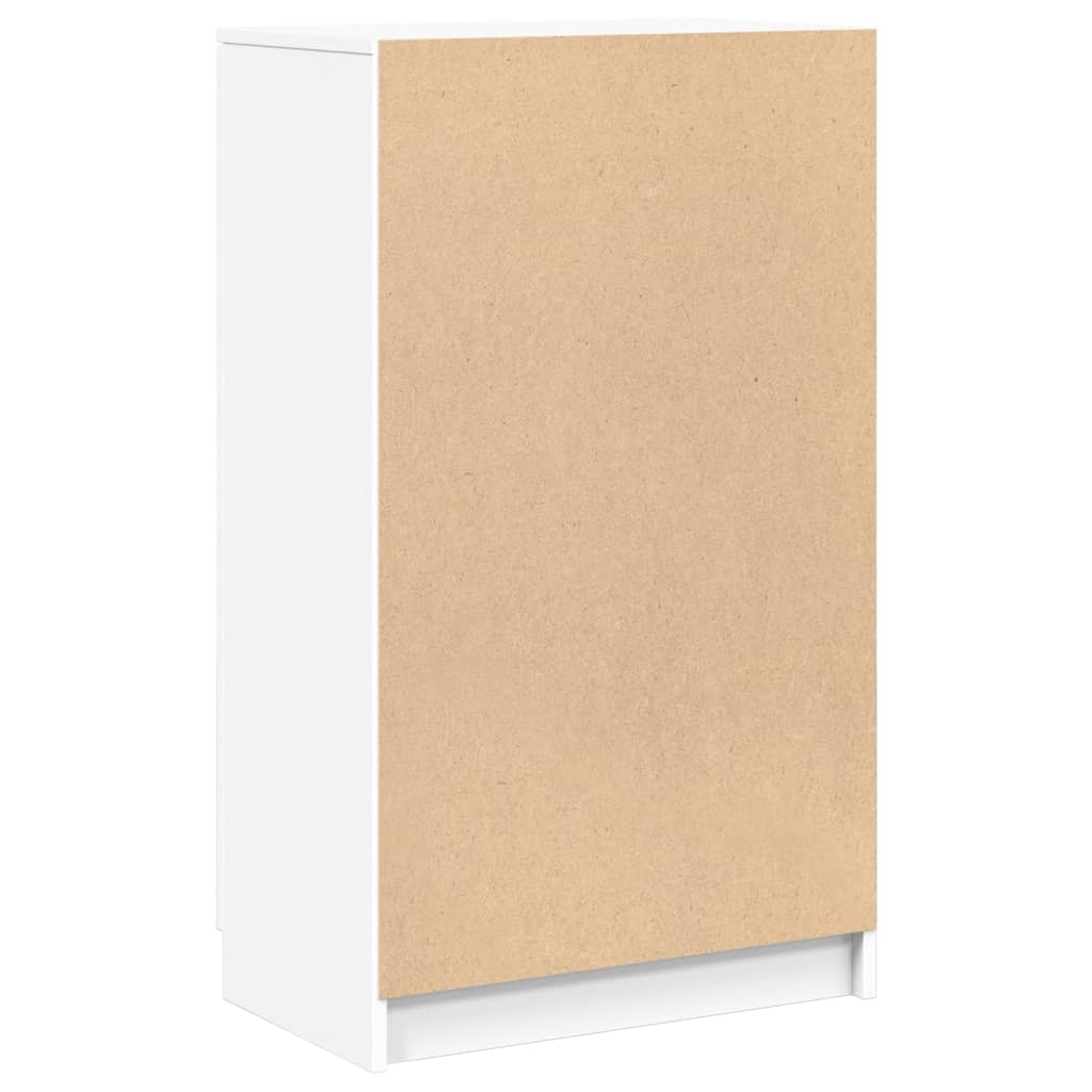 Skoskap Hvit 59X35X100 Cm Konstruert Tre