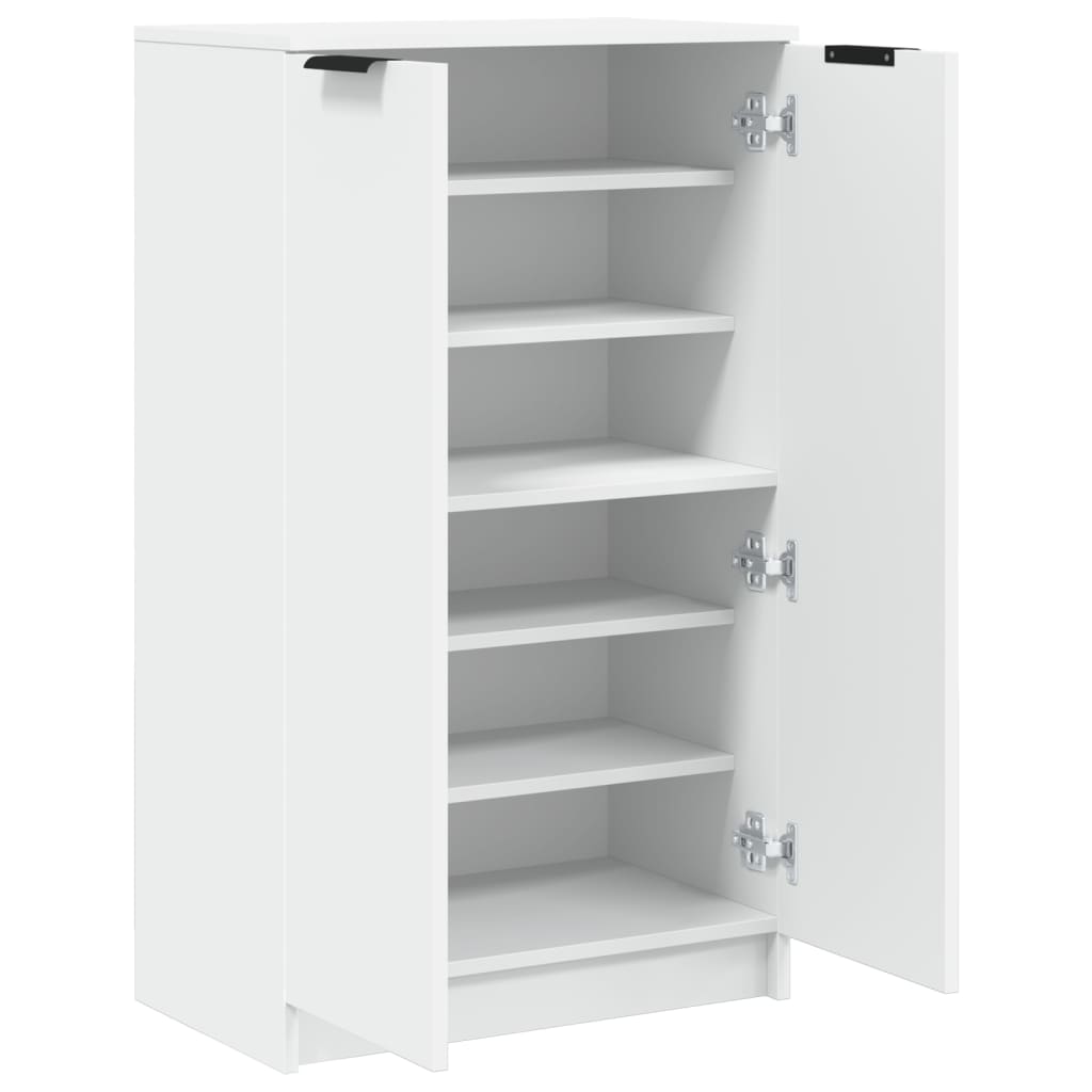 Skoskap Hvit 59X35X100 Cm Konstruert Tre