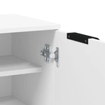 Skoskap Hvit 59X35X100 Cm Konstruert Tre