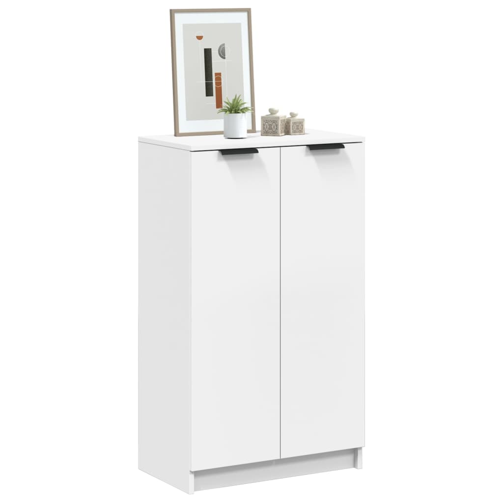 Skoskap Hvit 59X35X100 Cm Konstruert Tre