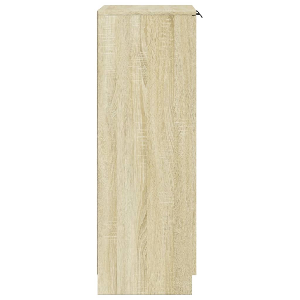 Skoskap Sonoma Eik 59X35X100 Cm Konstruert Tre