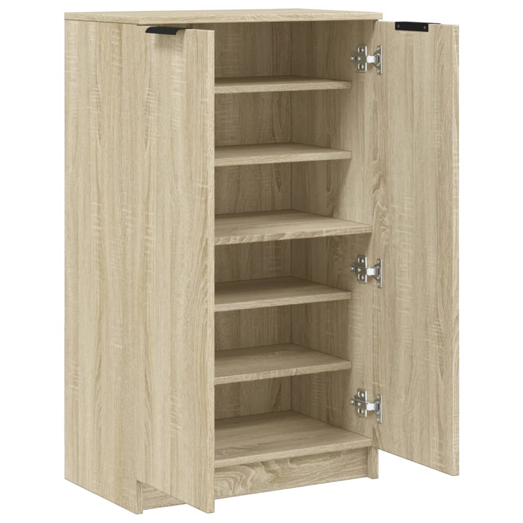 Skoskap Sonoma Eik 59X35X100 Cm Konstruert Tre